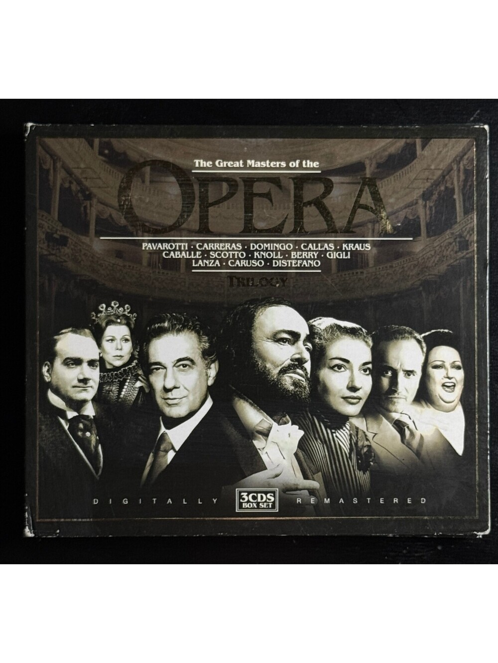Great Masters of the Opera Trilogy Box Set Missing Disc 2 Pavarotti Callas